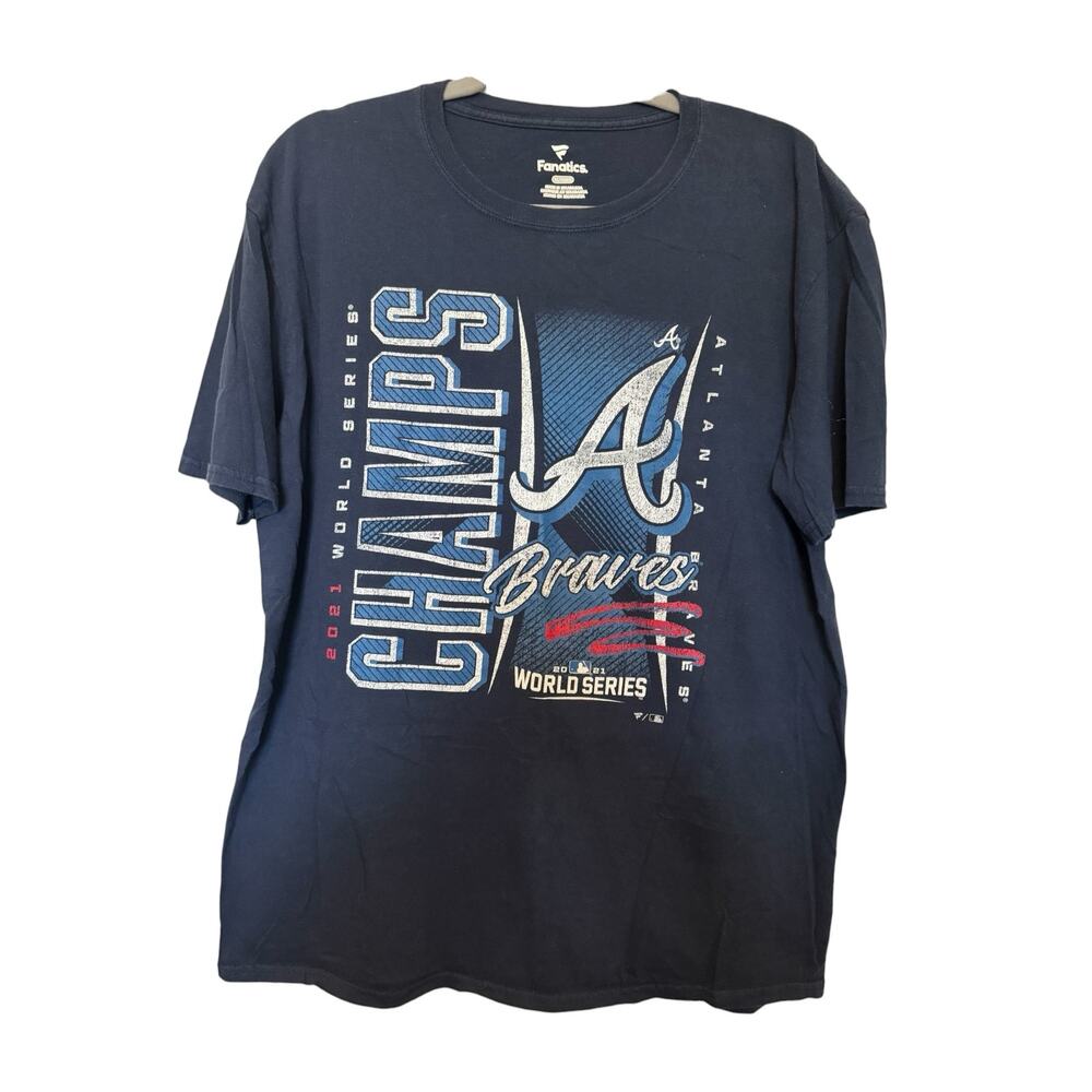 Atlanta Braves 2021 World Series Champions Graphic Tee Fanatics XL - Picture 2 of 5